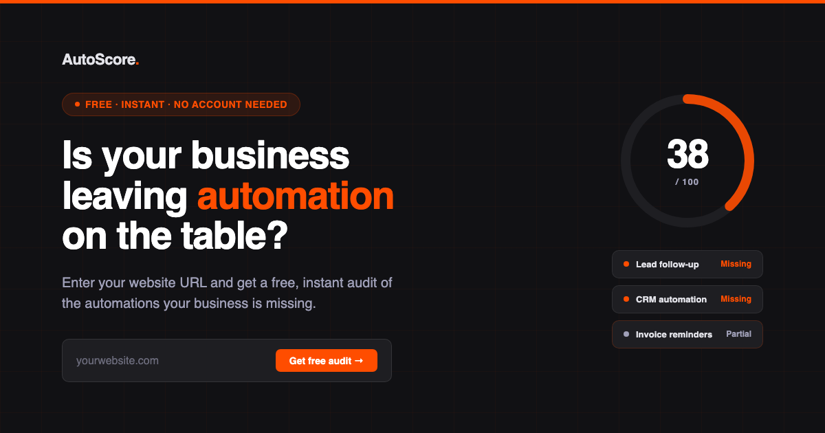AutoScore screenshot